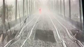 縱貫線,颱風,鐵軌,新營,嘉義,台鐵