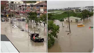 台南鹽水淹水慘況曝　他醒來驚：世界變了