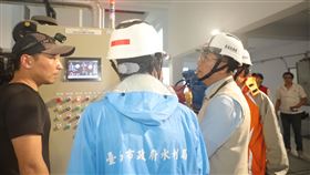 市長黃偉哲前往南區視察喜樹灣裡市地重劃停20抽水站工程