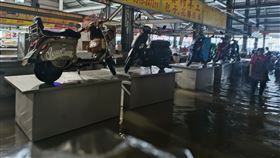 水災,機車,岡山區,高雄,市場