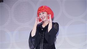 女星蔡燦得現身《西門町1番地》記者會，分享現在的感情動態。（圖／記者趙于瑩攝影）