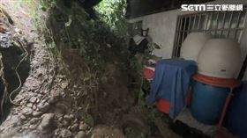 彰化,芬園,災情,邊坡,土石,民宅（圖／翻攝畫面）