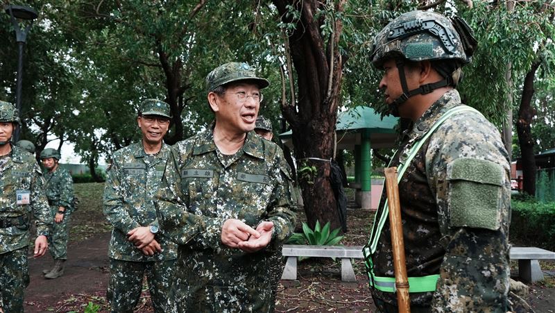 凱米颱風！顧立雄視察救災進度：感謝國軍