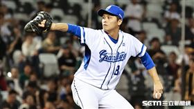 ▲富邦悍將先發投手陳仕朋。（圖／記者劉彥池攝影）