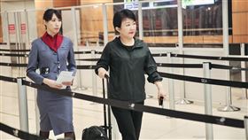 盧秀燕落地美國即返台（圖／翻攝自盧秀燕臉書）