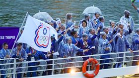 奧運開幕式台灣代表團進場。（圖／中華奧會提供）