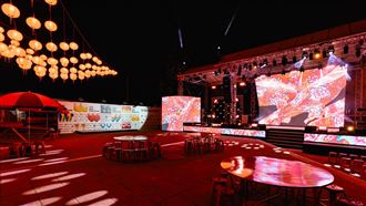 為文化奧運祈福！電子花車概念舞台吸目光