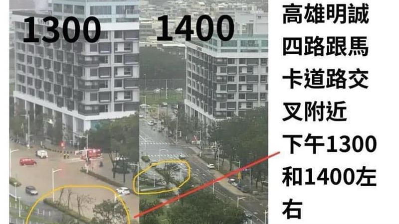 高雄快速退水！網友「一圖」打臉藍白造謠