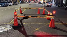 凱米颱風,高雄市,坑洞,新興區