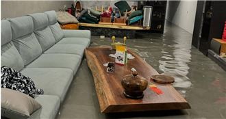 鹿港颱風黃河湧家　網紅崩潰財損7位數