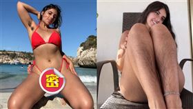 26歲網美辣曬美照！穿比基尼「露出下體毛」喊：這是吸引力 翻攝自IG