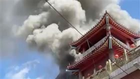 「斗六媽」新興宮傳火警！火煙竄天際
