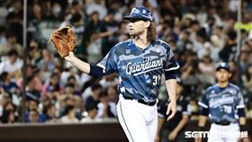 ▲富邦悍將先發投手藍力。（圖／記者劉彥池攝影）