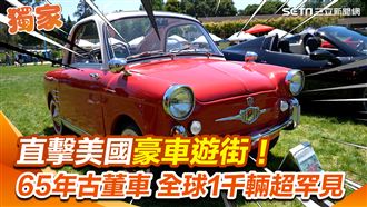 獨／經典豪車、名車遊街　總價直逼近億元