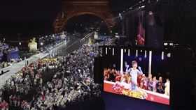 ▲巴黎奧運開幕式，被質疑模仿《最後的晚餐》引發熱議。（圖／美聯社／達志影像）