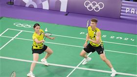 台灣混雙李佳馨/葉宏蔚。（圖／中華奧會提供）