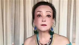 張蘭在義大利直播。（圖／翻攝張蘭微博）