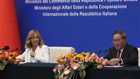 中國國務院總理李強28日與義大利總理梅洛尼進行會談（圖／翻攝自@GiorgiaMeloni X平台）
https://x.com/GiorgiaMeloni/status/1817509921434620265