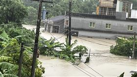 高雄,田寮,滾水社區,淹水,凱米,颱風,翻攝田寮魂田寮大小事