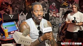 「魔獸」霍華德自爆已經拿到台灣就業金卡，未來想帶家人來台、還想在台灣經營生意。（圖／記者蔡厚瑄攝影）