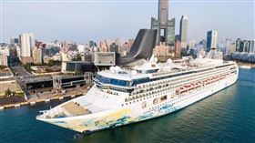 名勝世界壹號郵輪(Resorts World One)驚傳停電。（圖／港務公司提供）