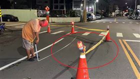 豪雨,坑洞,警方,道路,仁武區,高雄