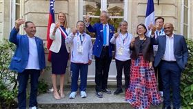 巴黎奧運,奧運,外交,副市長,法國,台灣,國旗,代表處