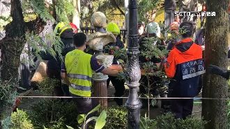 南投菜車失控翻覆！撞清境民宿　駕駛受困