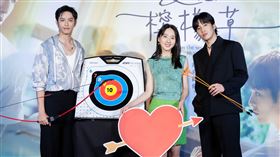 曹佑寧（左起）、李沐、婁峻碩《夏日檸檬草》首映會。（圖／百薇國際娛樂提供）