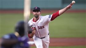 ▲派克斯頓（James Paxton）重返紅襪達成生涯1000次三振里程碑。（圖／美聯社／達志影像）