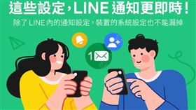 掌握這些設定，LINE通知更即時！（圖／翻攝自LINE部落格）
