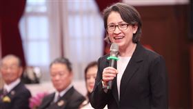 副總統蕭美琴今（31）日接見「日本中華聯合總會回國致敬團」。（圖／總統府提供)