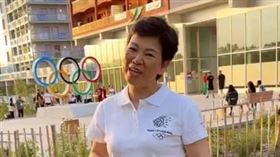 盧森堡桌球代表選手「桌球阿嬤」倪夏蓮參加巴黎奧運，頂著61歲高齡第6度參戰奧運。（圖／翻攝自倪夏蓮微博）