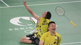 李洋,王齊麟,達志影像,巴黎奧運,男雙,羽球,