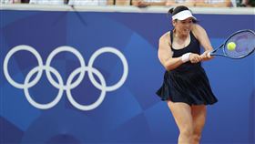 詹詠然巴黎奧運女雙出師不利，第一輪止步。（圖／中華奧會提供）