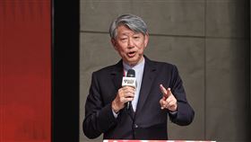 郭智輝出席台灣企業領袖100強贈獎典禮（2）經濟部長郭智輝（圖）31日在台北出席「2024 HBR台灣企業領袖100強」贈獎典禮，他登台致詞，恭喜所有得獎者。中央社記者鄭清元攝　113年7月31日