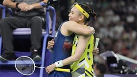 戴資穎受膝傷影響，本屆奧運輸給好友依瑟儂，難過落淚。 （圖／中華奧會提供）
