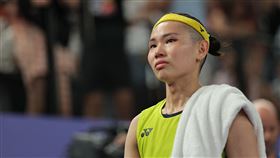 台灣羽球一姐戴資穎奧運最終戰小組賽止步，賽後情緒潰堤。（圖／歐新社／達志影像）