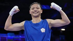 台灣拳擊好手吳詩儀在8強戰擊敗對手，挺進4強也確定能保底銅牌。（圖／美聯社／達志影像）