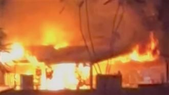 南投「泡麵土地公」遇火劫　信眾驚恐逃生