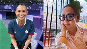 戴資穎（左）止步8強，陶晶瑩（右）心疼發聲。（圖／翻攝自IG、臉書）