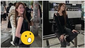 歐陽妮妮手插口袋疑似巧妙遮孕肚。（圖／翻攝自歐陽妮妮IG）