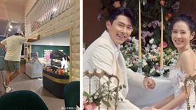  玄彬被直擊帶娃外出。（圖／翻攝自芒果捞小萌主微博、孫藝真IG）