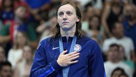 美國「女飛魚」雷德基（Katie Ledecky）。（圖／美聯社／達志影像）