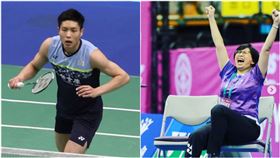 羽球選手周天成。圖／記者劉彥池攝影、周天成IG