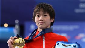 中國17歲跳水小將全紅嬋 圖／達志影像／路透社
