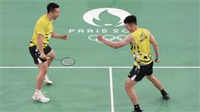 台灣黃金男雙「麟洋配」李洋、王齊麟成功晉級金牌戰。（圖／中華奧會提供）