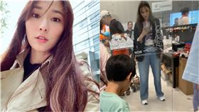 近日就有網友捕捉到吳佩慈身影，帶著4個小孩現身深圳，其中1幕更是讓網友不禁讚「可以感覺到她是個好媽媽」。（圖／翻攝自IG@pace_wu、小紅書）