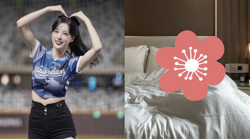 啦啦隊女神「床照曝光」疑素顏害羞遮臉