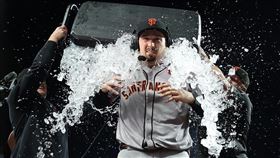 ▲巨人先發投手史奈爾（Blake Snell）投出大聯盟本季第2場無安打比賽。（圖／翻攝自巨人推特）